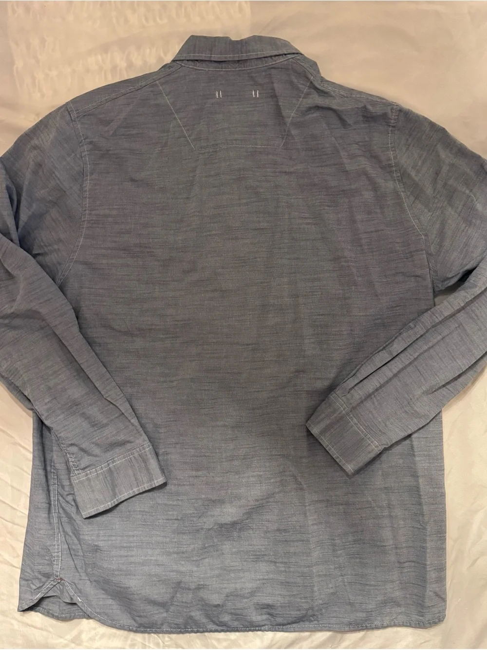 The North Face Men's Light Gray Casual Collar Shirt